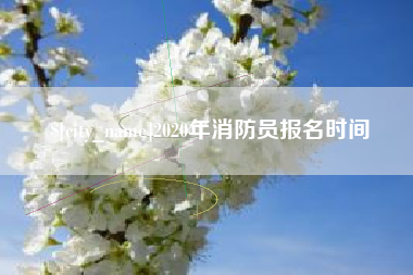 毕节2020年消防员报名时间