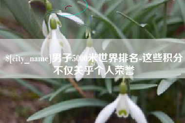 毕节男子5000米世界排名-这些积分不仅关乎个人荣誉