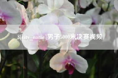 毕节男子5000米决赛视频