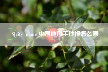 毕节中国地图手抄报怎么画