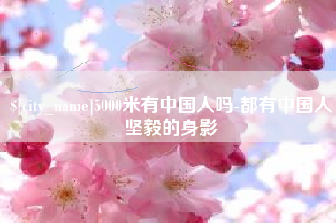 毕节5000米有中国人吗-都有中国人坚毅的身影