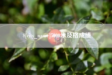 毕节5000米及格成绩