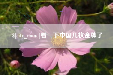 毕节看一下中国几枚金牌了