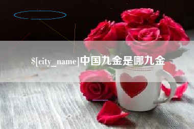 毕节中国九金是哪九金