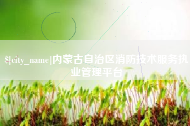 毕节内蒙古自治区消防技术服务执业管理平台