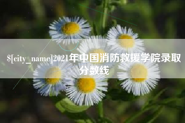 毕节2021年中国消防救援学院录取分数线