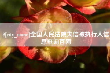 毕节全国人民法院失信被执行人信息查询官网
