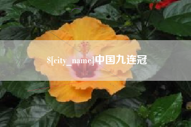 毕节中国九连冠