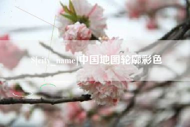 毕节中国地图轮廓彩色