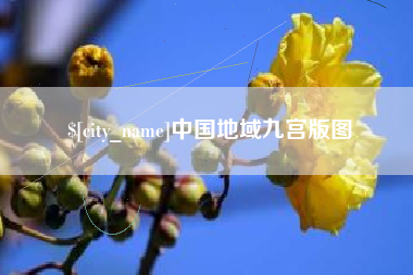毕节中国地域九宫版图