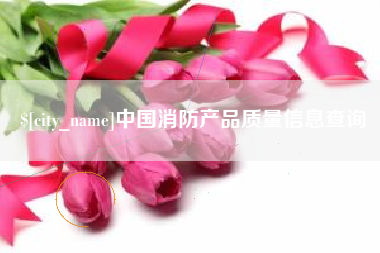 毕节中国消防产品质量信息查询