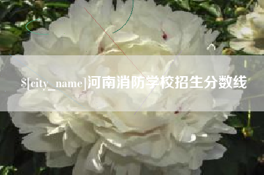 毕节河南消防学校招生分数线