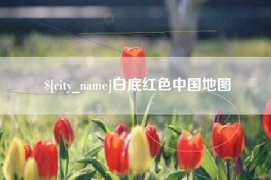 毕节白底红色中国地图