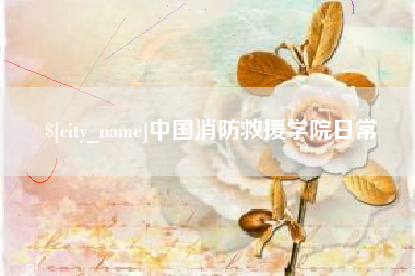 毕节中国消防救援学院日常