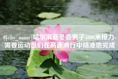 毕节哈尔滨亚冬会男子5000米接力-需要运动员们在高速滑行中精准地完成
