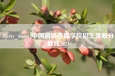 毕节中国消防救援学院招生录取分数线2021