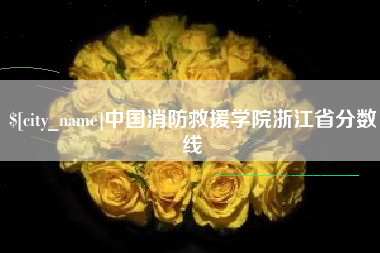 毕节中国消防救援学院浙江省分数线