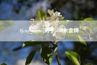 毕节男子5000米金牌