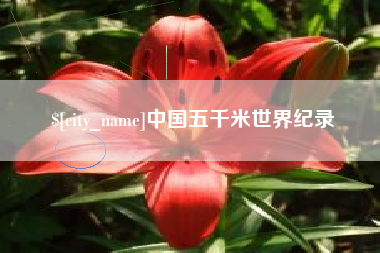 毕节中国五千米世界纪录
