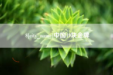 毕节中国19块金牌