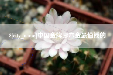 毕节中国金牌哪六金最值钱的