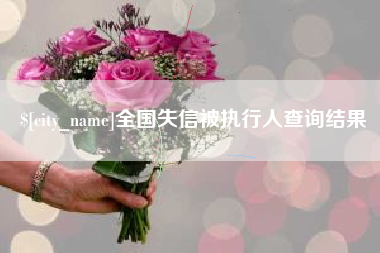 毕节全国失信被执行人查询结果