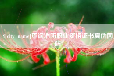 毕节查询消防职业资格证书真伪网站
