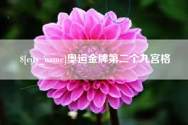 毕节奥运金牌第二个九宫格