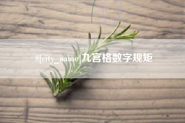 毕节九宫格数字规矩
