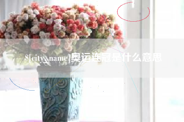 毕节奥运连冠是什么意思